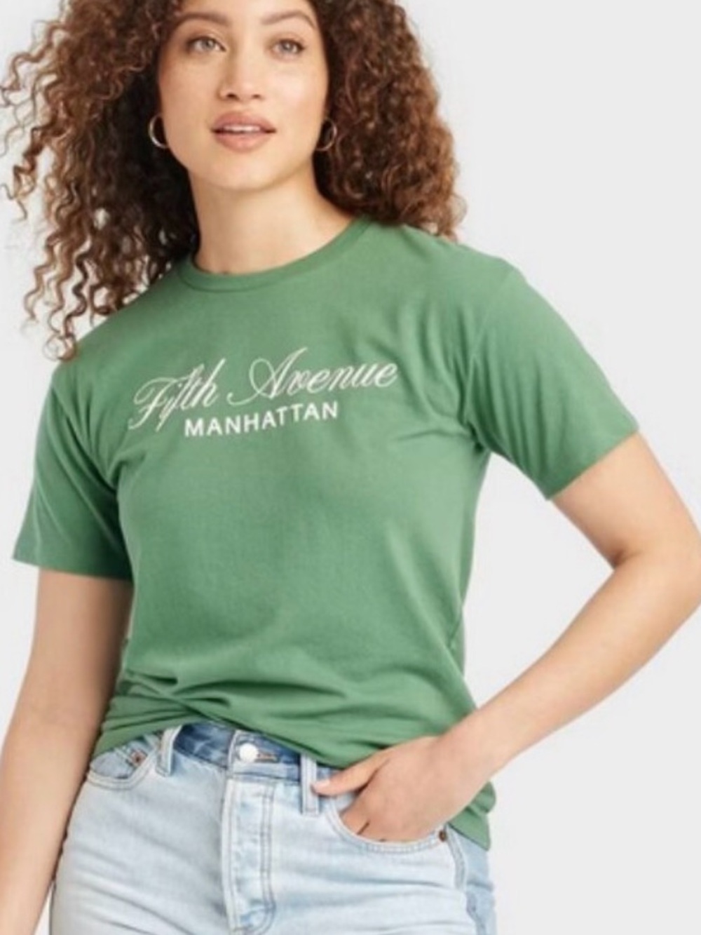 Manhattan Men’s Crewneck T-Shirt — Teal